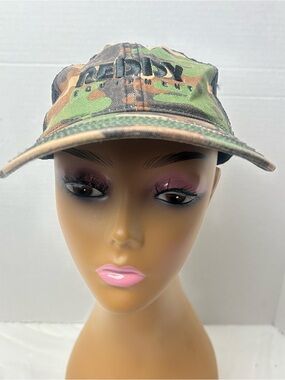 Reddy Equipment Camo Mesh Back Trucker Adjustable Snapback Hat Cap